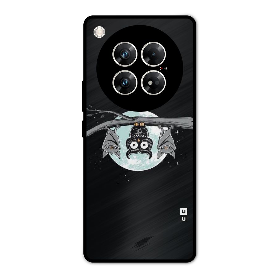Owl Hanging Metal Back Case for Infinix Zero 40 5G