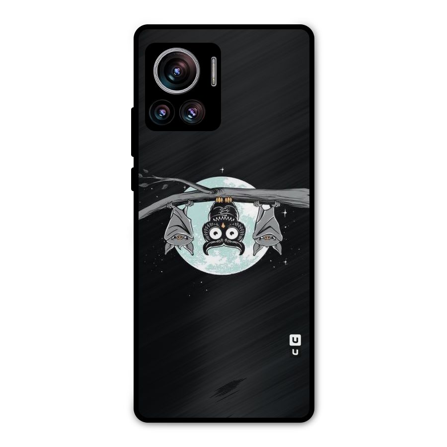 Owl Hanging Metal Back Case for Motorola Edge 30 Ultra