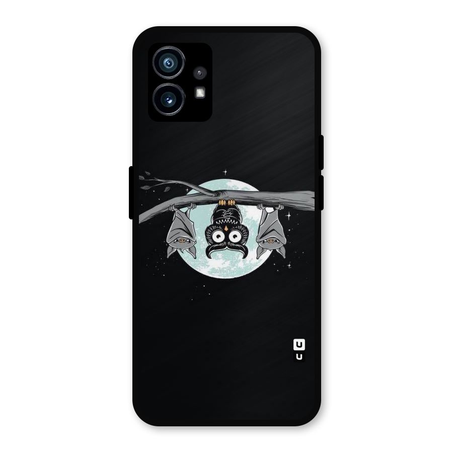 Owl Hanging Metal Back Case for Nothing Phone 1