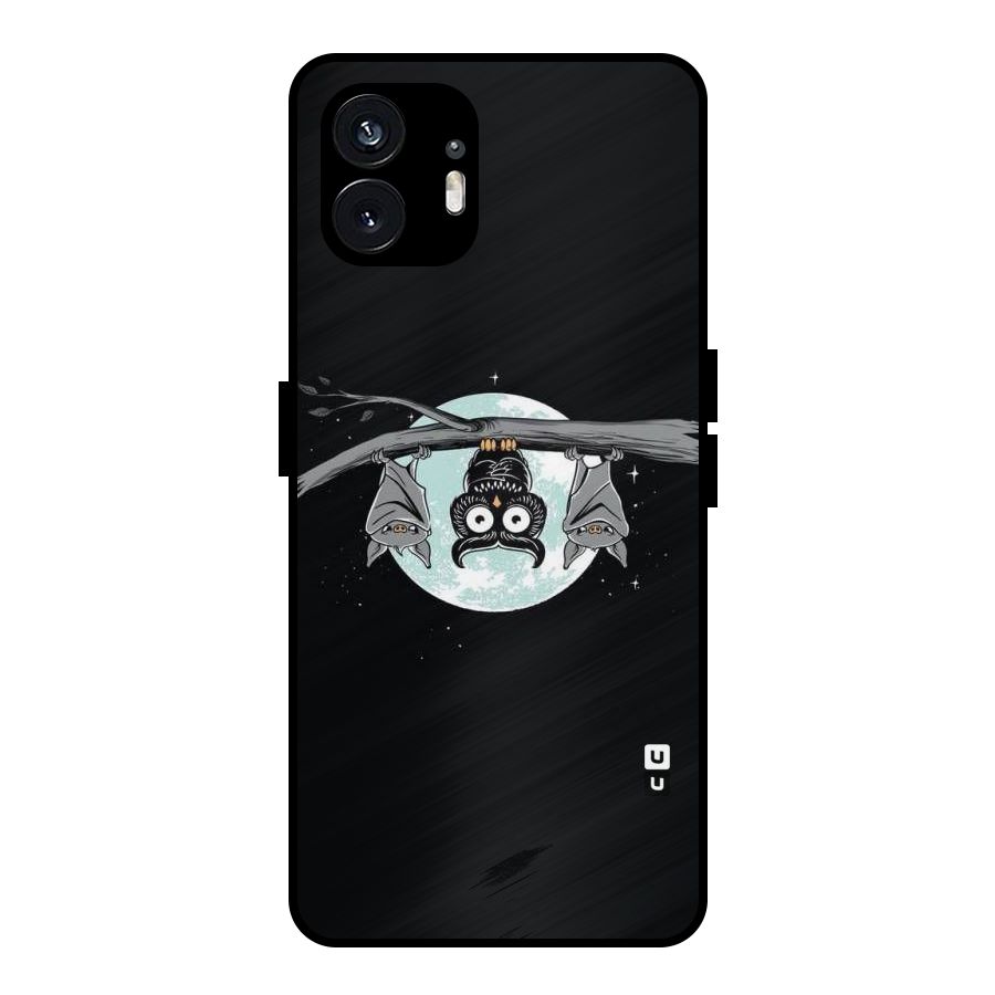 Owl Hanging Metal Back Case for Nothing Phone 2