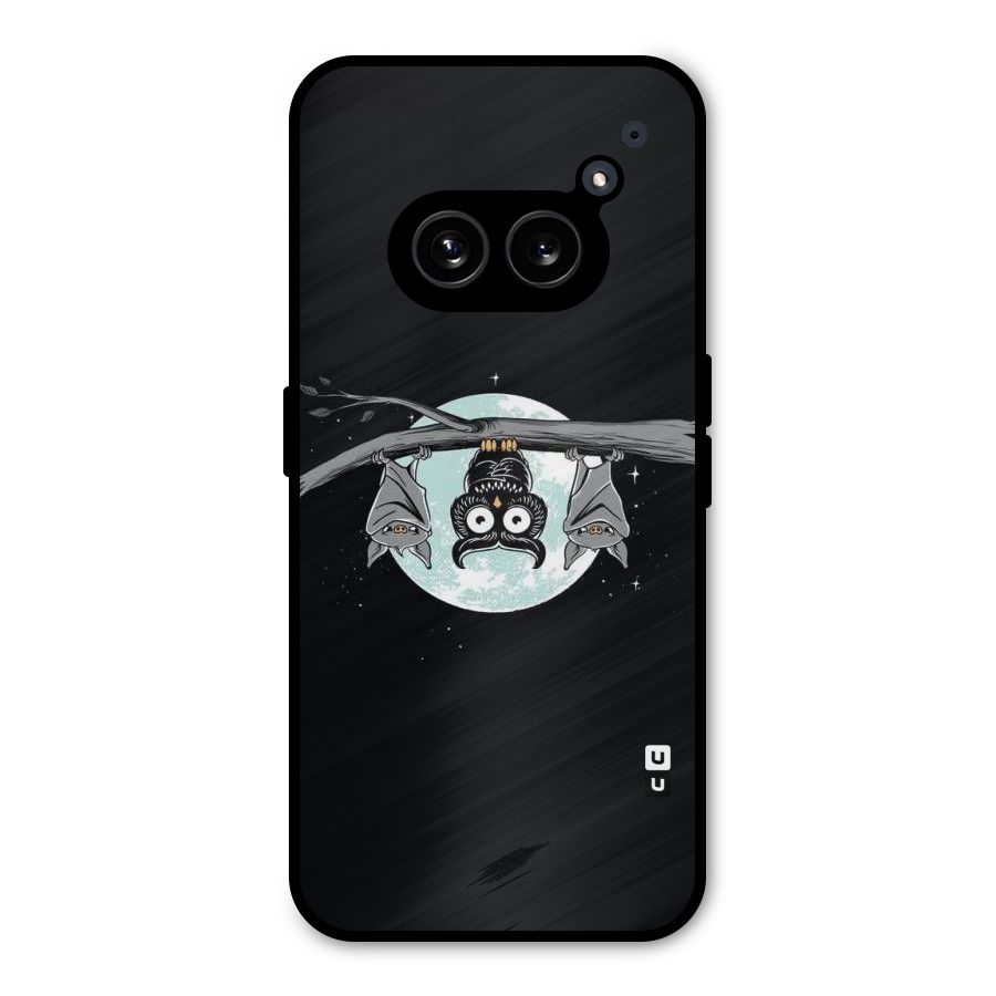 Owl Hanging Metal Back Case for Nothing Phone 2a Plus