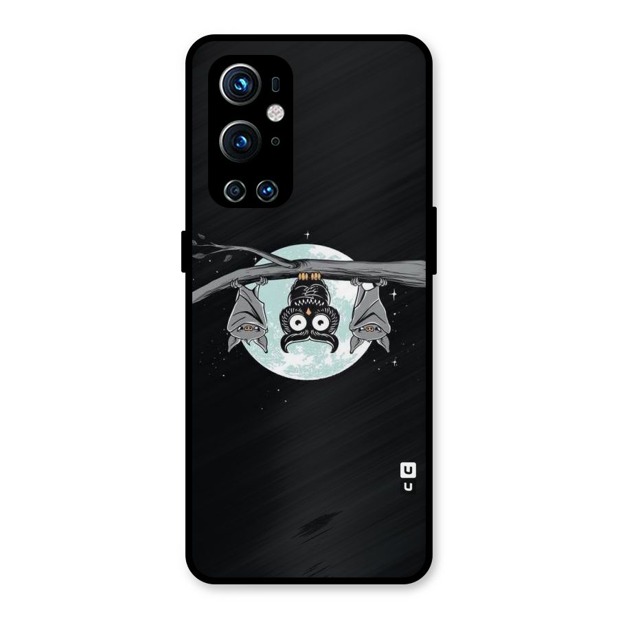 Owl Hanging Metal Back Case for OnePlus 9 Pro