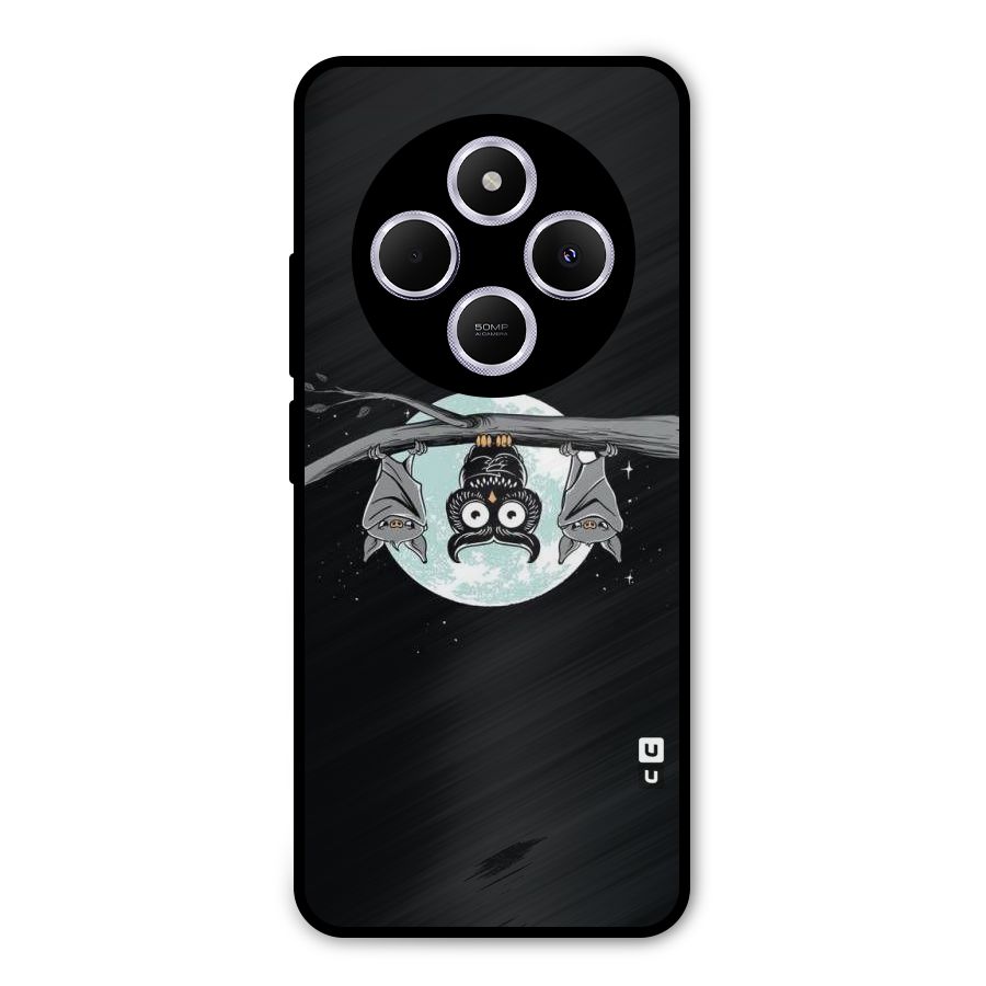 Owl Hanging Metal Back Case for Poco C75 5G