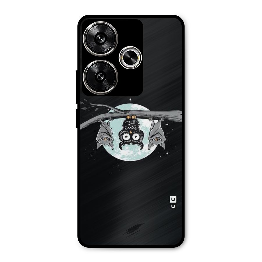 Owl Hanging Metal Back Case for Poco F6