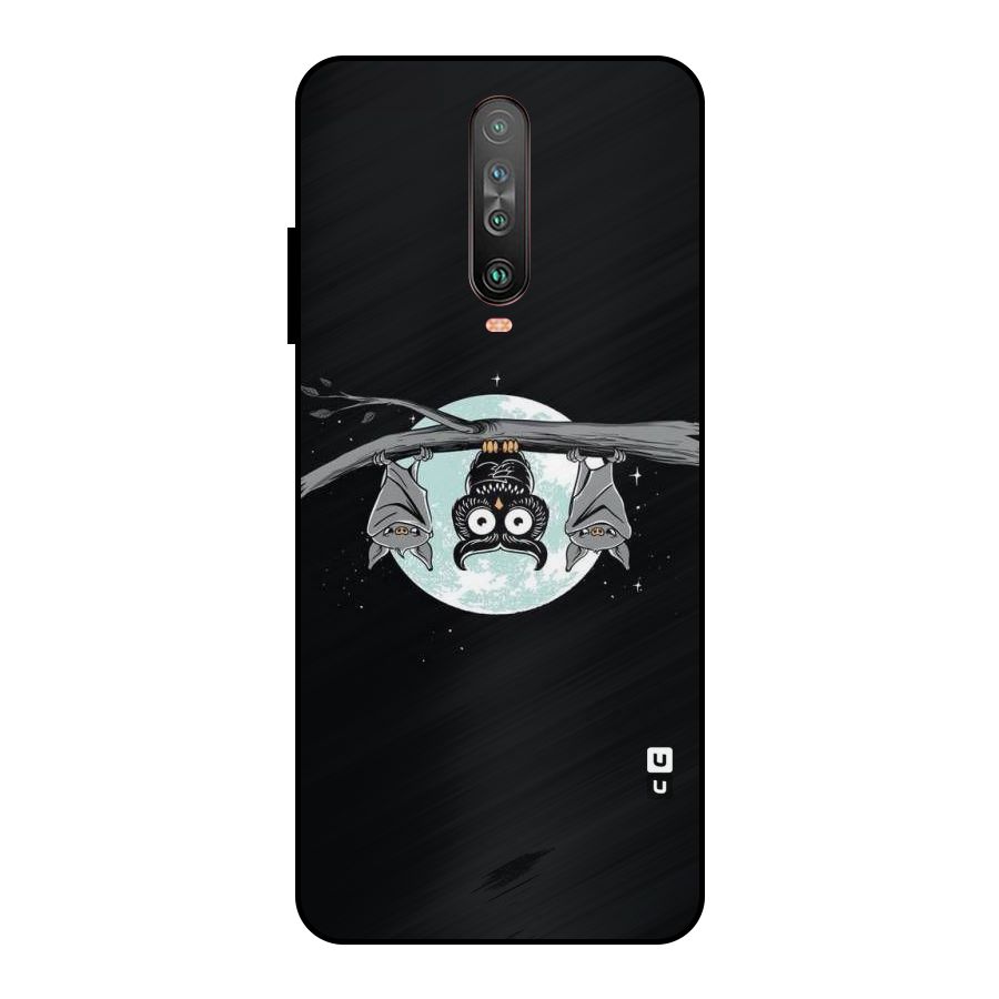 Owl Hanging Metal Back Case for Poco X2