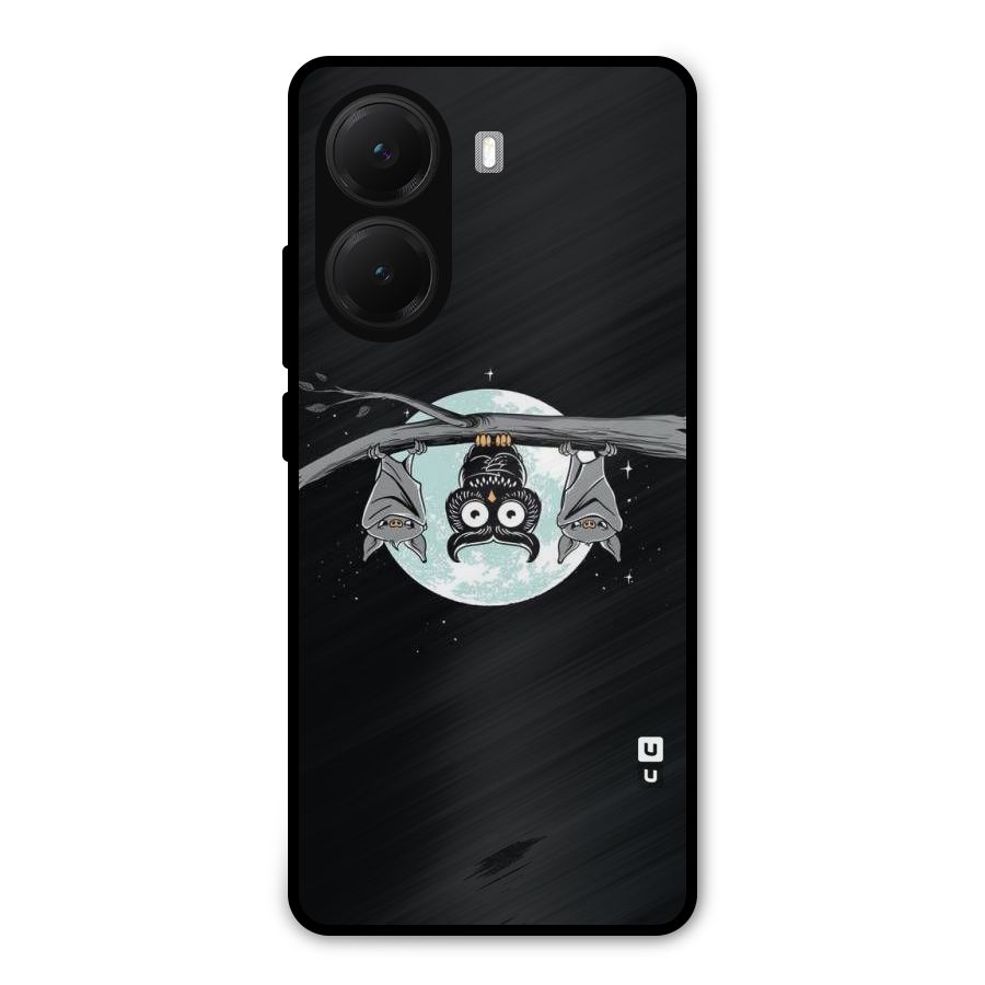Owl Hanging Metal Back Case for Poco X7 Pro