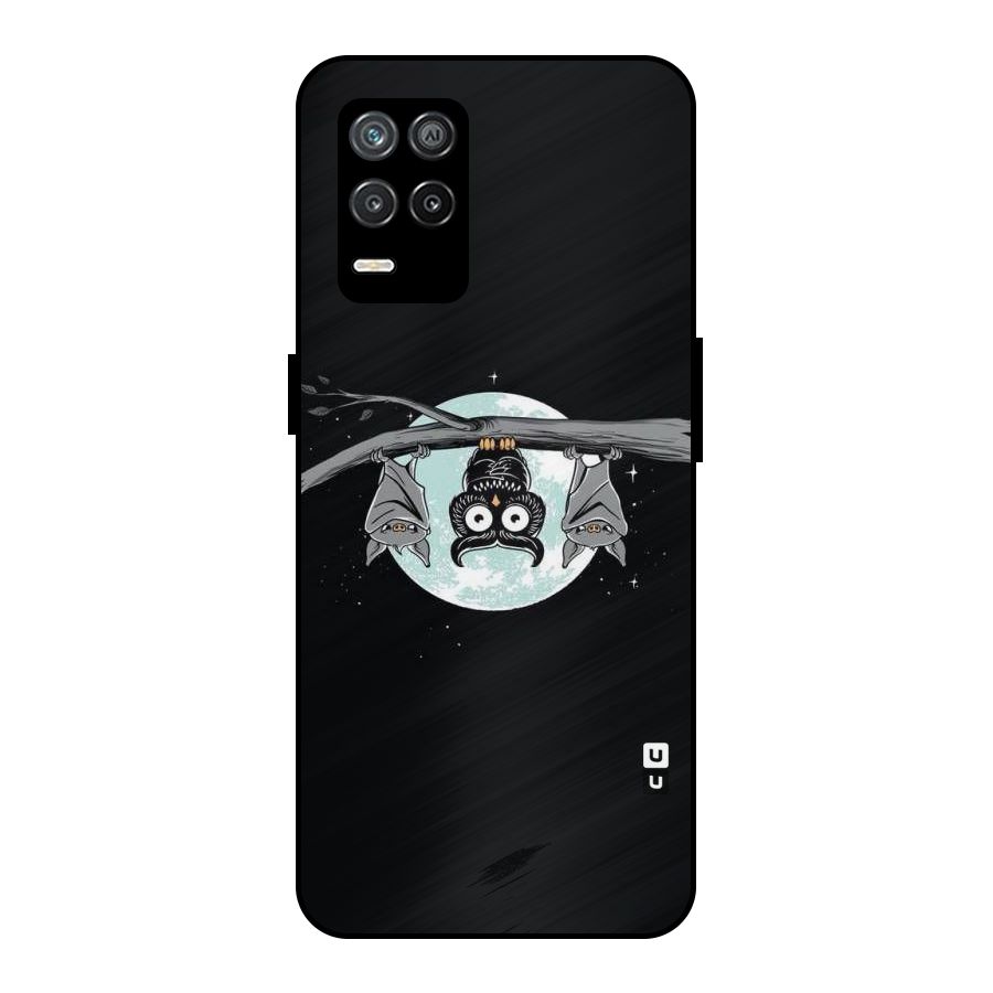 Owl Hanging Metal Back Case for Realme 8 5G