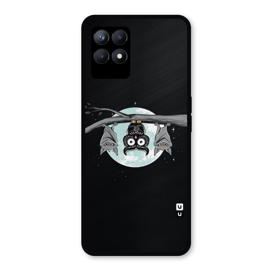 Owl Hanging Metal Back Case for Realme 8i