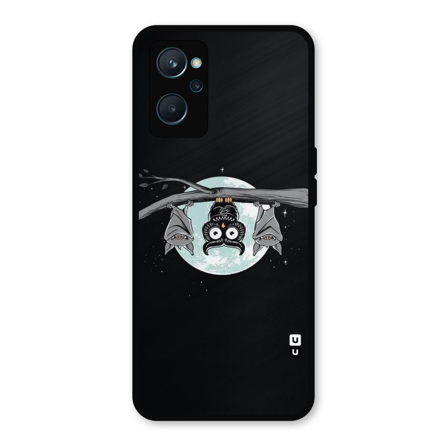 Owl Hanging Metal Back Case for Realme 9i