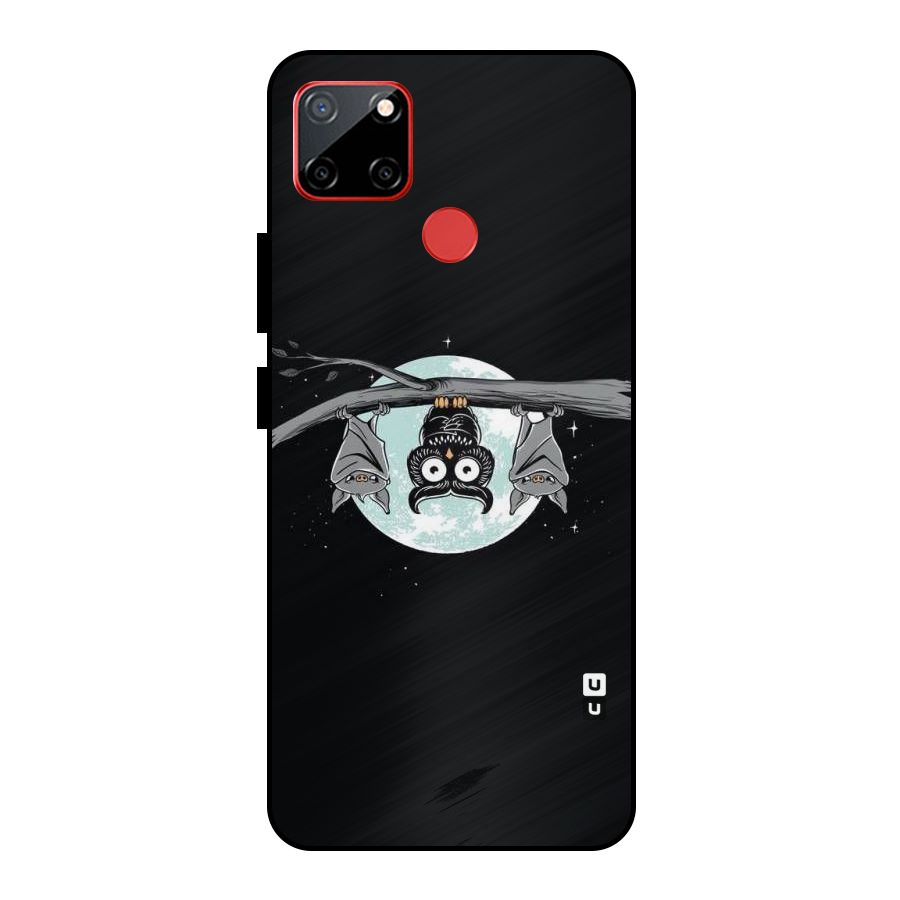 Owl Hanging Metal Back Case for Realme C12
