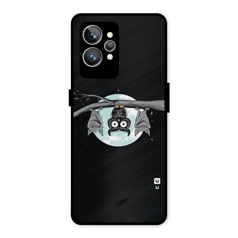 Owl Hanging Metal Back Case for Realme GT2 Pro