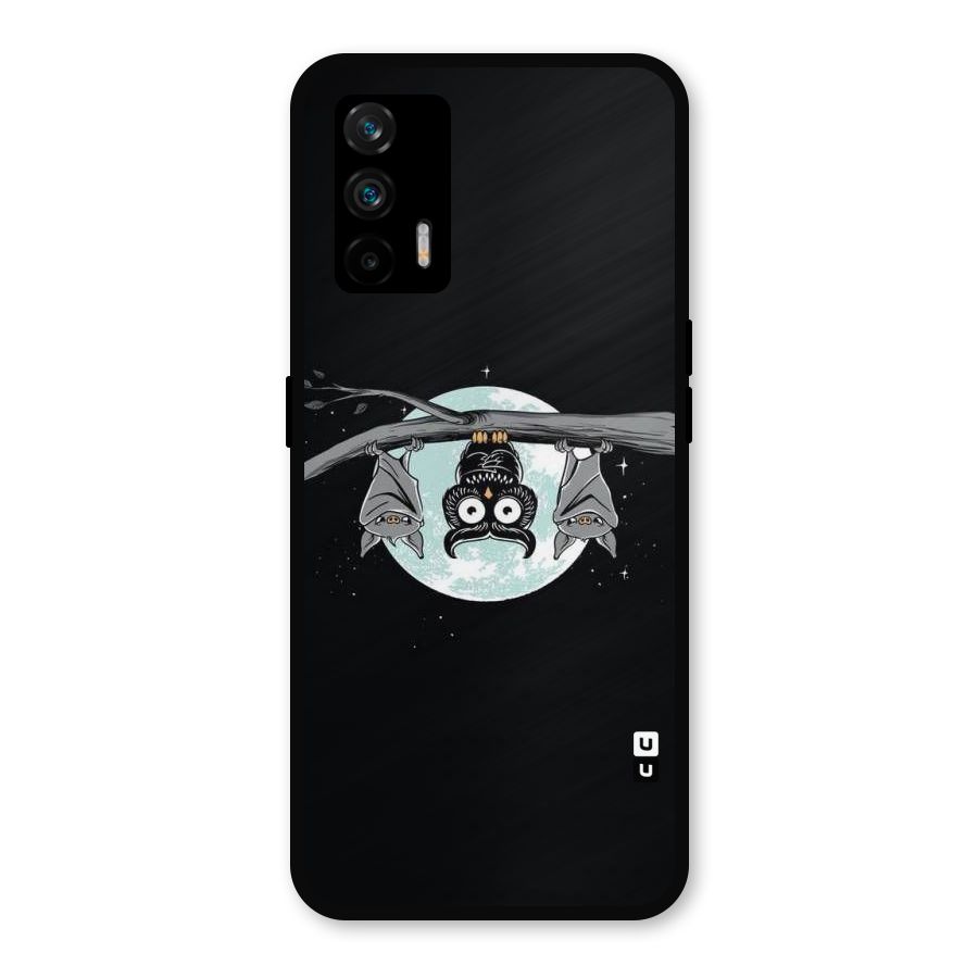 Owl Hanging Metal Back Case for Realme GT 5G
