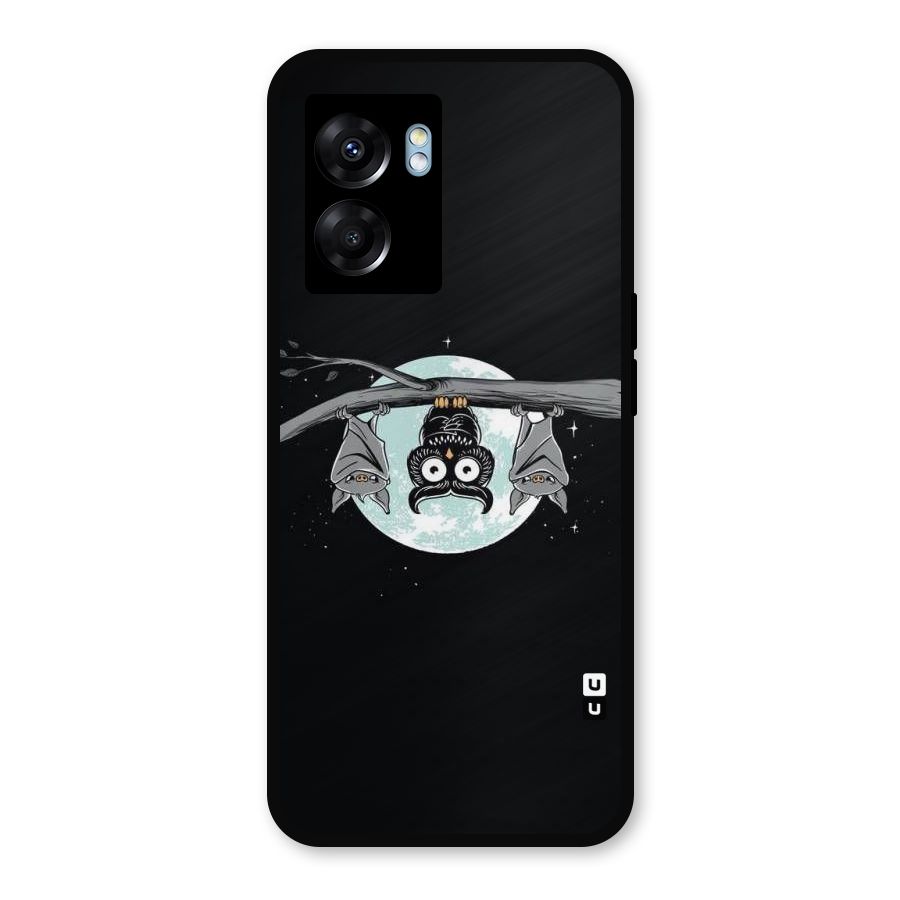 Owl Hanging Metal Back Case for Realme Narzo 50 5G