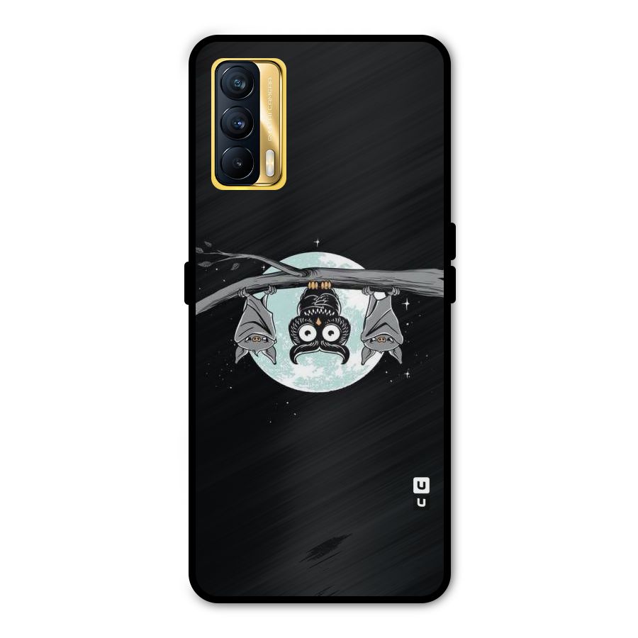 Owl Hanging Metal Back Case for Realme X7