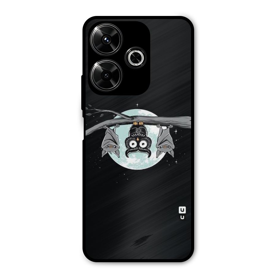 Owl Hanging Metal Back Case for Redmi 13 5G