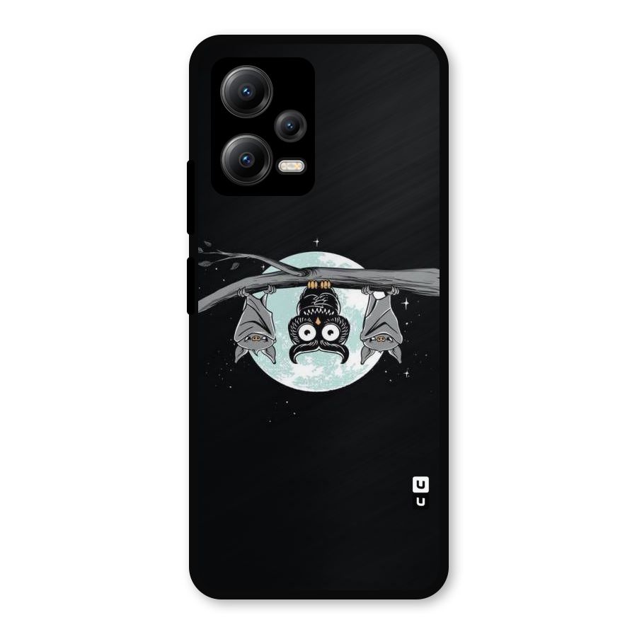 Owl Hanging Metal Back Case for Redmi Note 12 5G