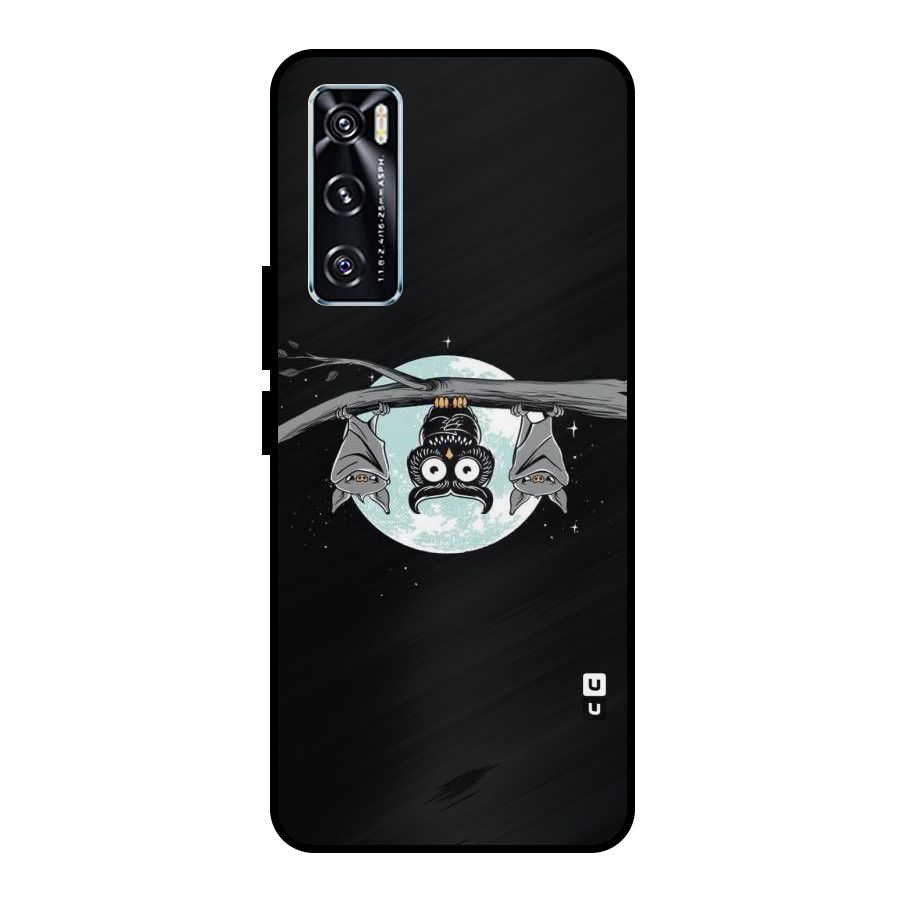 Owl Hanging Metal Back Case for Vivo V20 SE