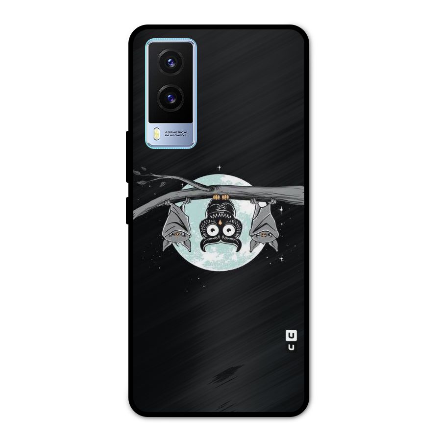 Owl Hanging Metal Back Case for Vivo V21e 5G