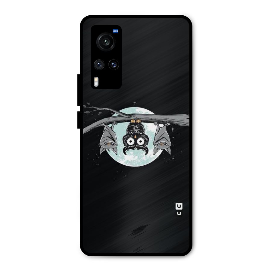Owl Hanging Metal Back Case for Vivo X60