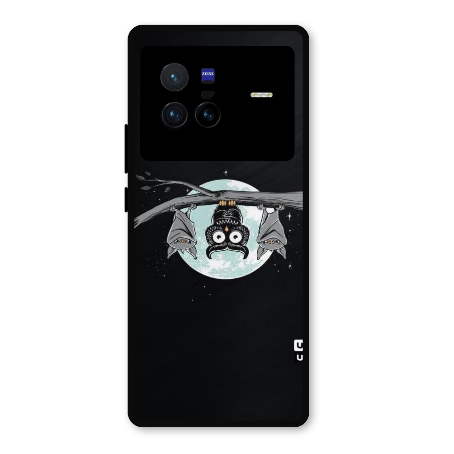 Owl Hanging Metal Back Case for Vivo X80