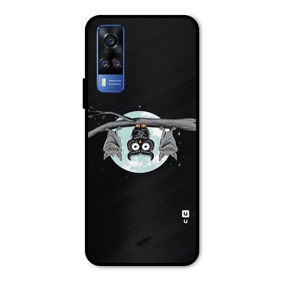 Owl Hanging Metal Back Case for Vivo Y31