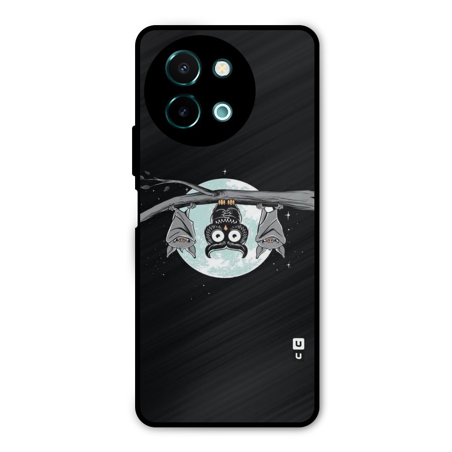 Owl Hanging Metal Back Case for Vivo Y58