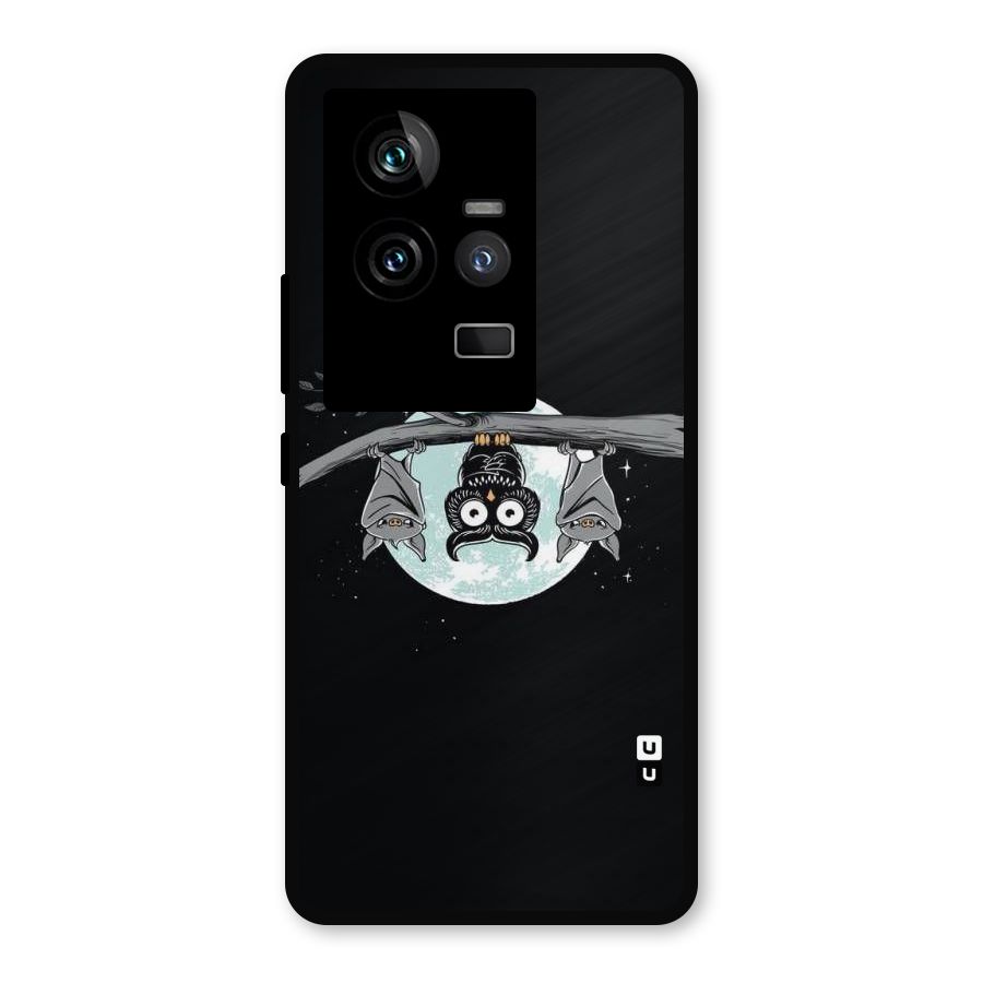 Owl Hanging Metal Back Case for iQOO 11 5G