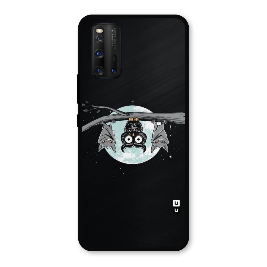 Owl Hanging Metal Back Case for iQOO 3