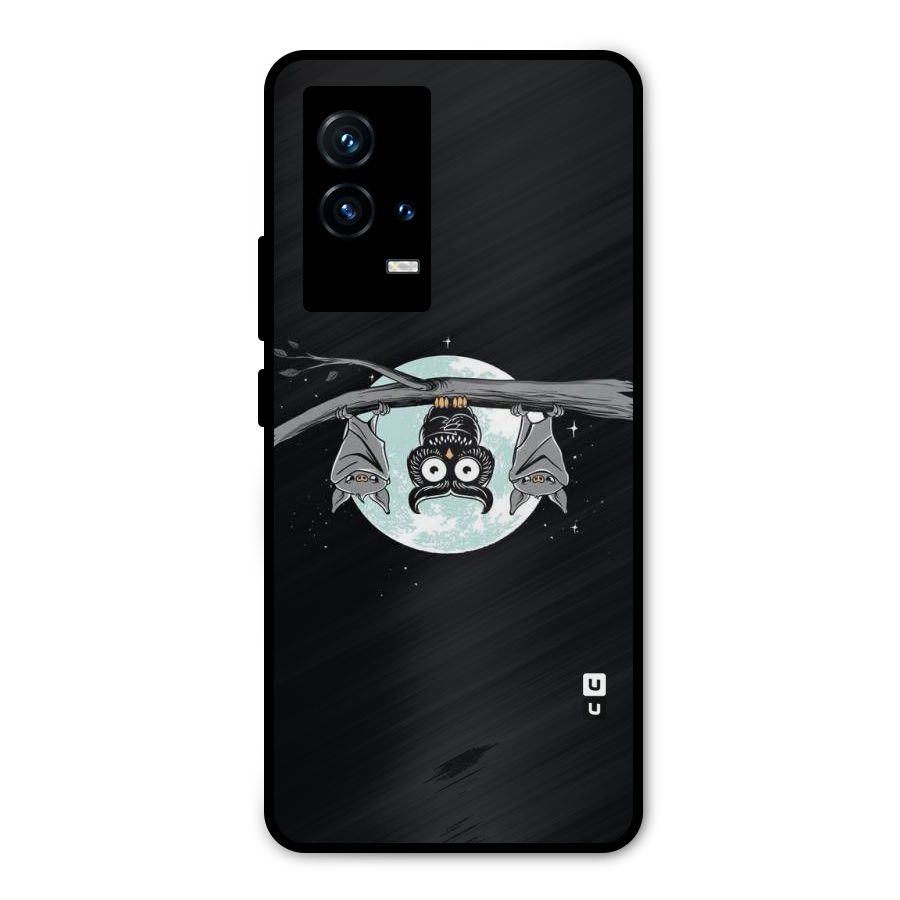 Owl Hanging Metal Back Case for iQOO 9 5G