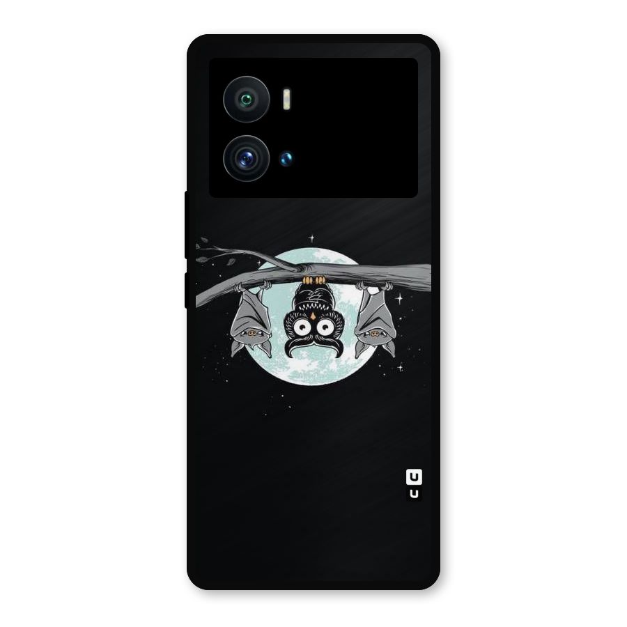 Owl Hanging Metal Back Case for iQOO 9 Pro