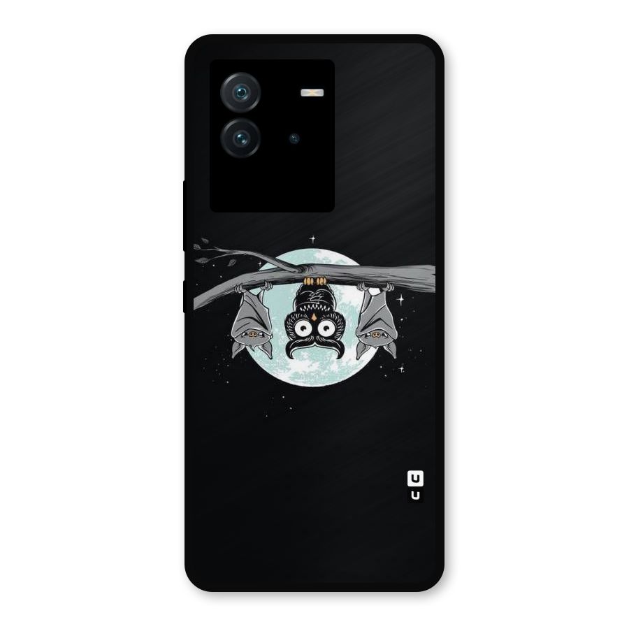Owl Hanging Metal Back Case for iQOO Neo 6 5G
