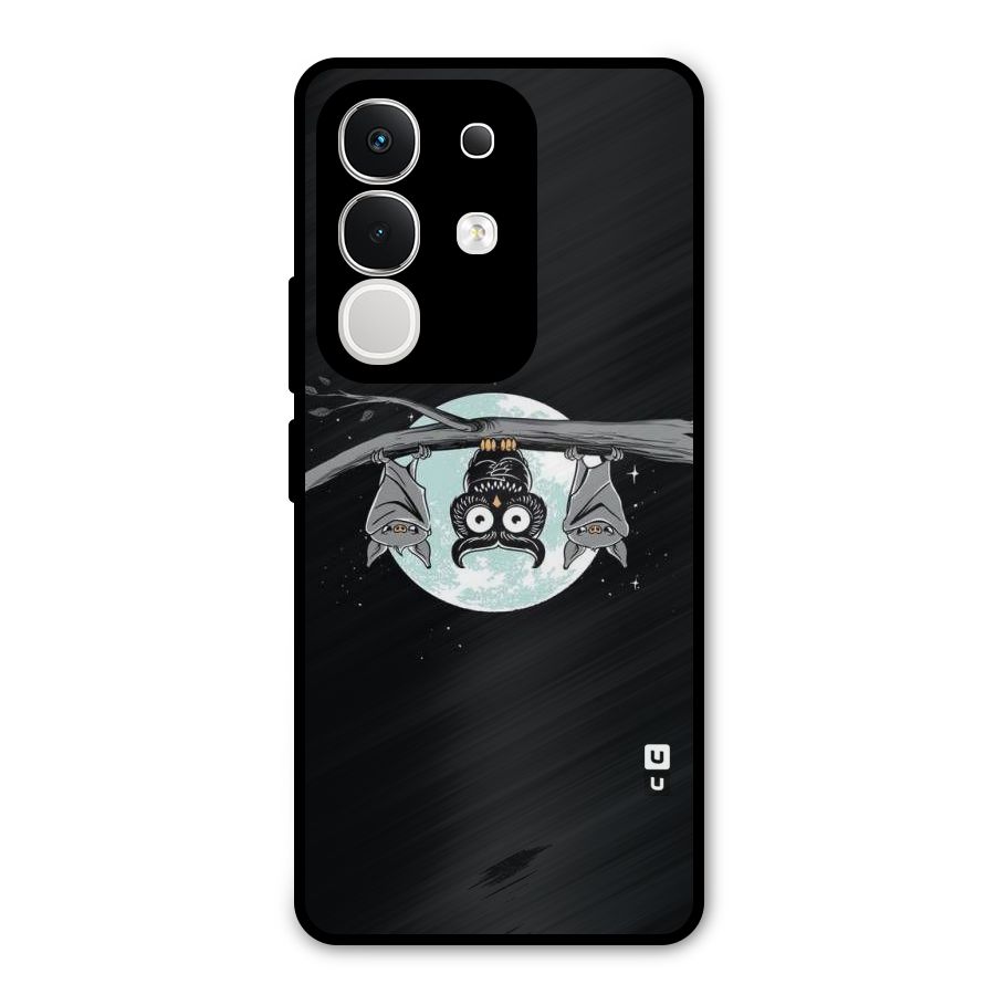 Owl Hanging Metal Back Case for iQOO Z10x