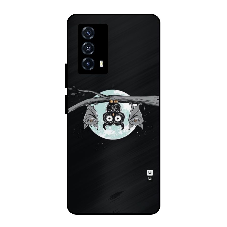 Owl Hanging Metal Back Case for iQOO Z5