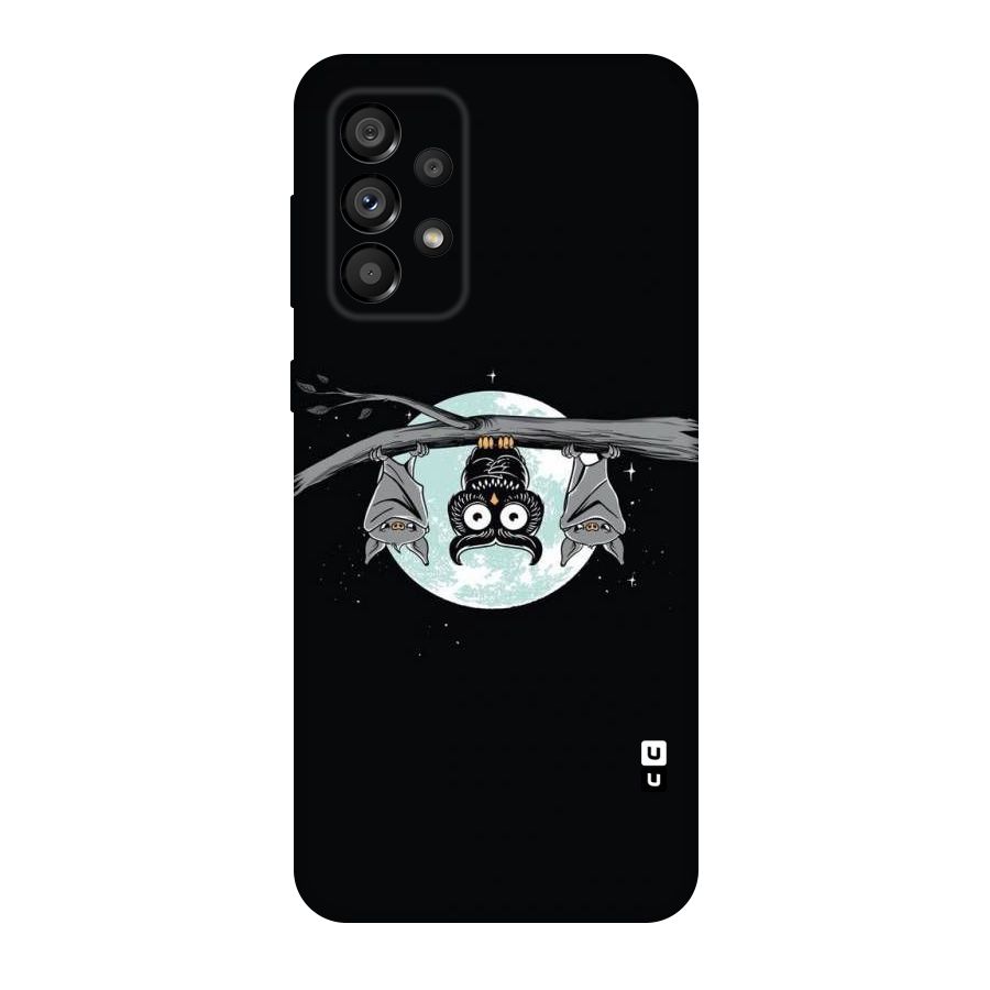 Owl Hanging Original Polycarbonate Back Case for Galaxy A73 5G