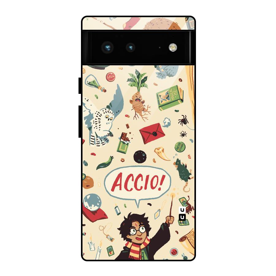 Owl Letter Glass Back Case for Google Pixel 6