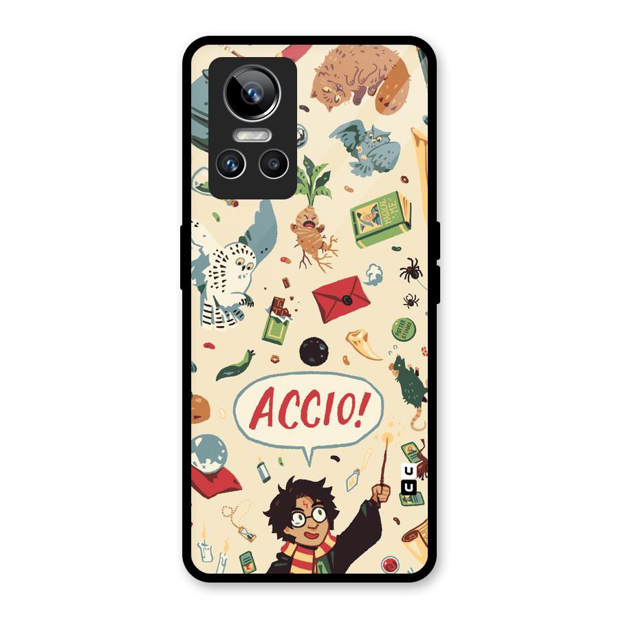 Owl Letter Glass Back Case for Realme GT Neo 3