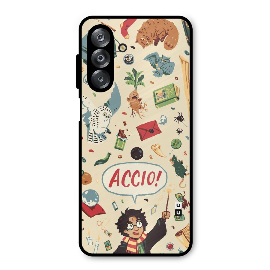 Owl Letter Metal Back Case for Galaxy A26