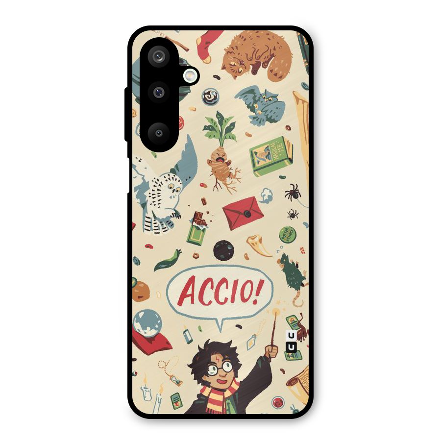 Owl Letter Metal Back Case for Galaxy M16