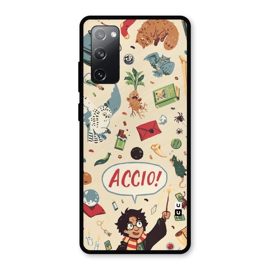 Owl Letter Metal Back Case for Galaxy S20 FE