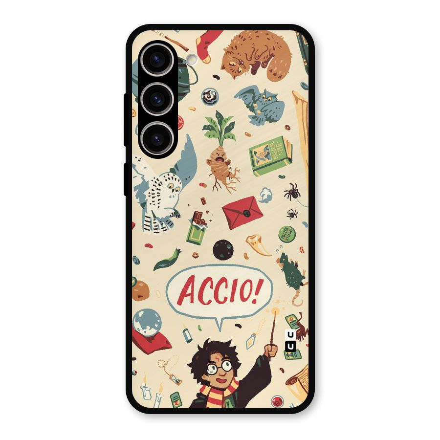 Owl Letter Metal Back Case for Galaxy S23 Plus
