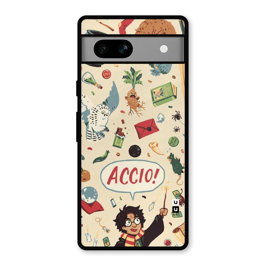 Owl Letter Metal Back Case for Google Pixel 7a