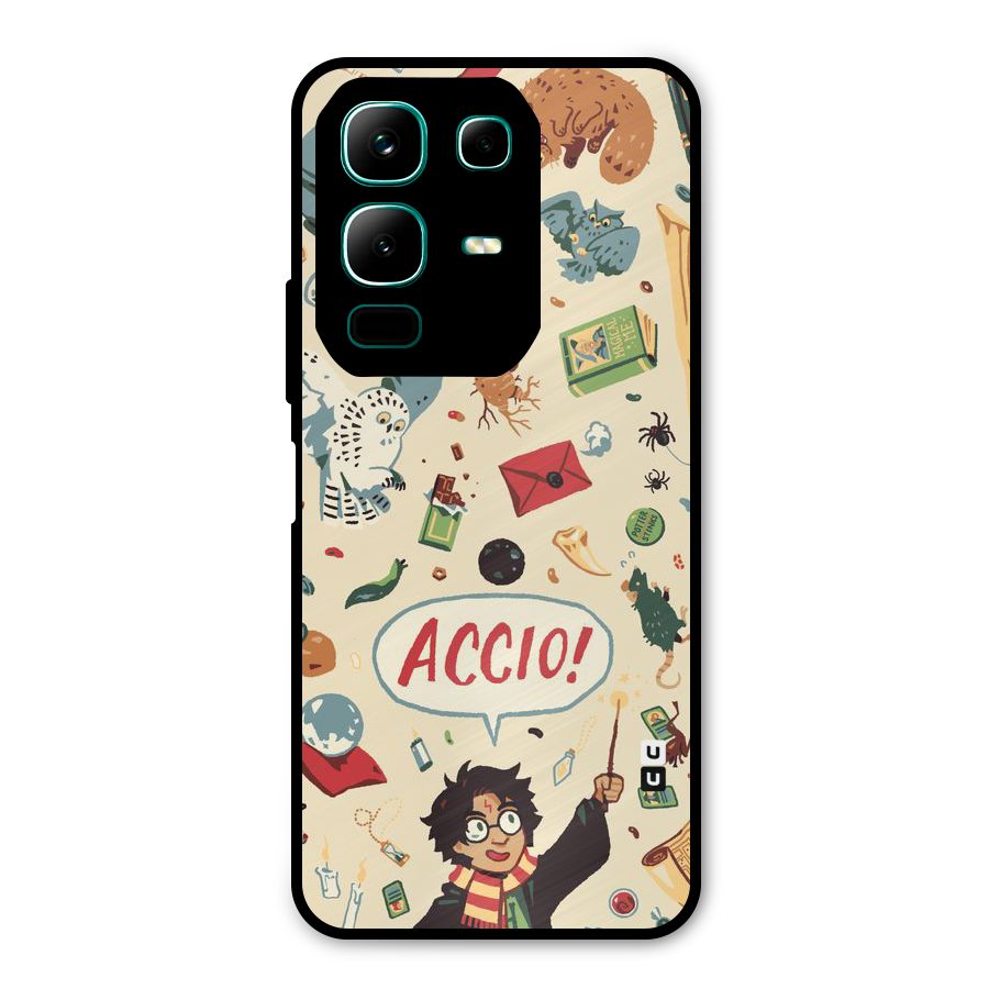 Owl Letter Metal Back Case for Infinix Note 50x