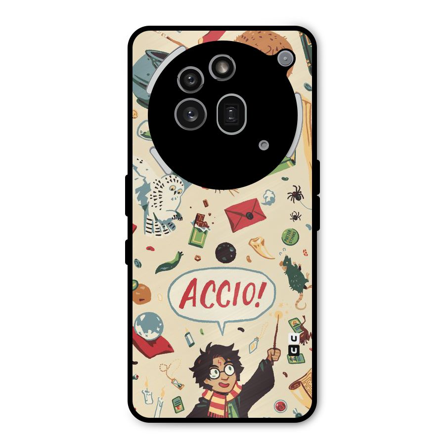 Owl Letter Metal Back Case for Nothing Phone 3a Pro
