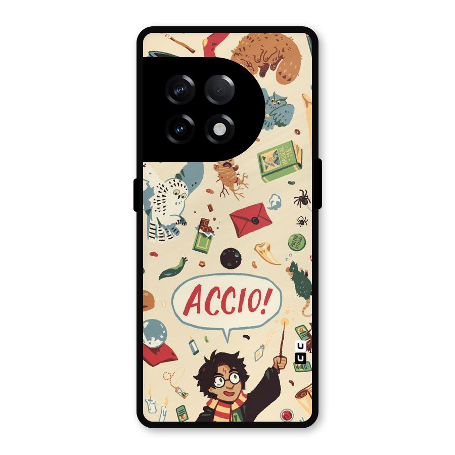 Owl Letter Metal Back Case for OnePlus 11R