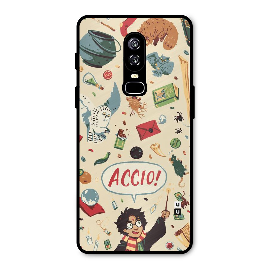 Owl Letter Metal Back Case for OnePlus 6