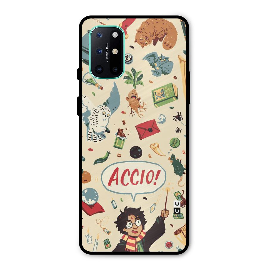 Owl Letter Metal Back Case for OnePlus 8T