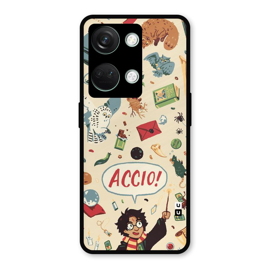 Owl Letter Metal Back Case for OnePlus Nord 3