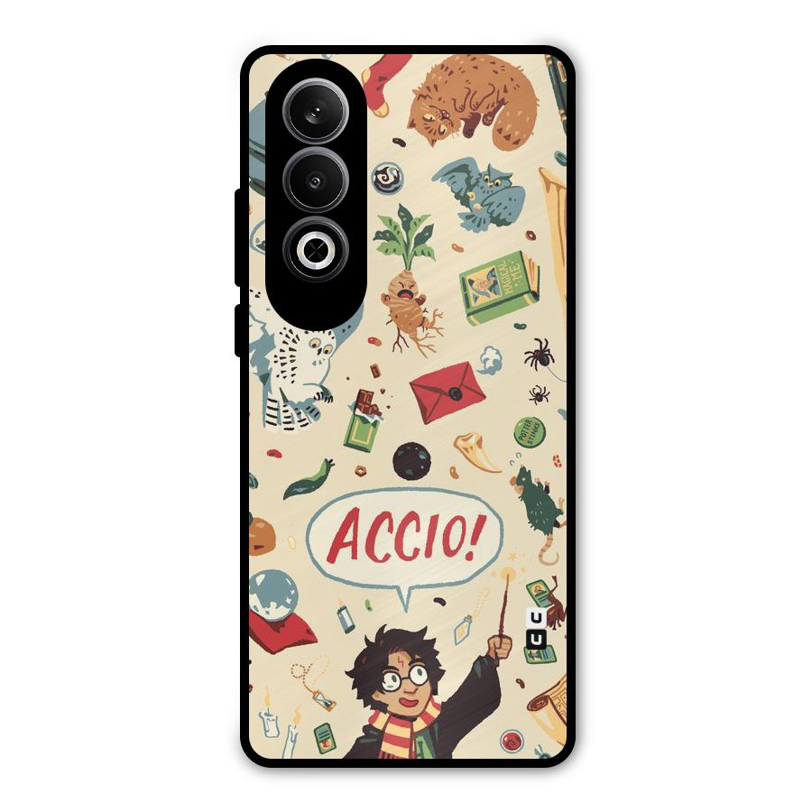 Owl Letter Metal Back Case for OnePlus Nord CE4