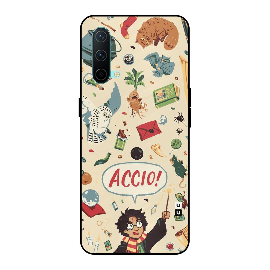 Owl Letter Metal Back Case for OnePlus Nord CE 5G