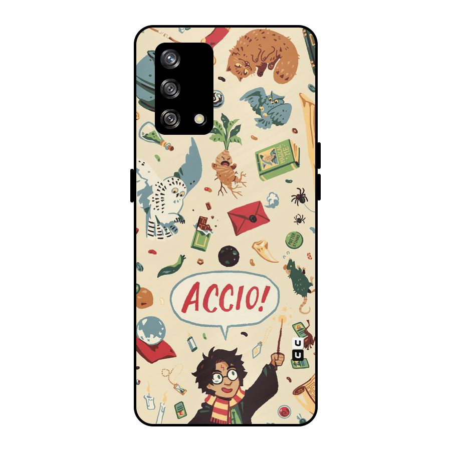 Owl Letter Metal Back Case for Oppo F19
